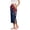 Dark Blue, variant on Womens Tear Away Breakaway Capri Pants for Post Surgery Recovery Patriotic Independence Day Print Post-Op Recovery Capri Pants,White (XXL)