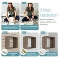 thumbnail image 2 of Kaboon Wall Mount Cube Shelf Set of 2, 12.5x12.5x7.87, Model-Cube-Shelf, Eucalyptus, 2 of 7