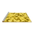 thumbnail image 2 of Ahgly Company Machine Washable Indoor Rectangle Abstract Yellow Modern Area Rugs, 8' x 10', 2 of 4