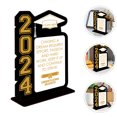 thumbnail image 3 of Decorative 2024 Graduation Centerpiece Party Decoration Wooden Graduation Tabletop Centerpiece, 3 of 8