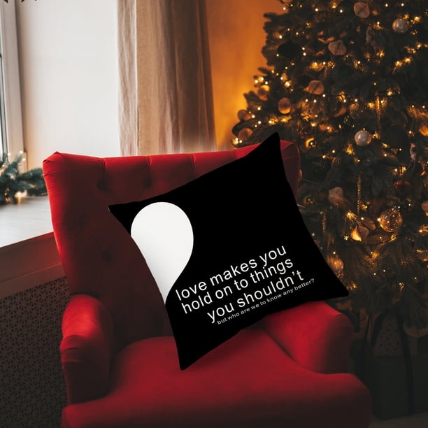Fiudx Ofertas Relámpago Fundas De Almohada Para El Día De San Valentín, Funda De Almohada De Tela Similar A La Piel De Melocotón, 18X18 Pulgadas, Decoración Del Día De San Valentín Para Sofá