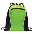 thumbnail image 1 of Fast Break Polyester Cinch Pack Lime, 1 of 3