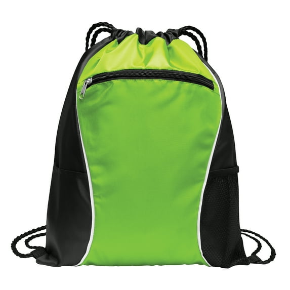 Fast Break Polyester Cinch Pack Lime