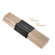 thumbnail image 2 of ammoon 12 pares de baquetas de madera 5A, baquetas de batería de madera de Fraxinus Mandshurica, accesorios para set de batería, 2 of 6