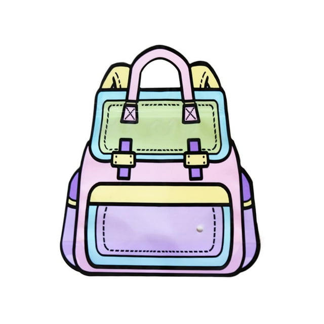 Creative Gifts Packaging Bags School Bag Shape Candy Snack Self-lock Bags