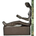 thumbnail image 2 of Danya B Man and Woman Reading Metal Bookend Set, 2 of 4