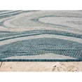 thumbnail image 4 of Allstar Rugs  Abstract Themed Polypropylene Outdoor Rug 5' 0" x 6' 11" - Ocean Blue, 4 of 5