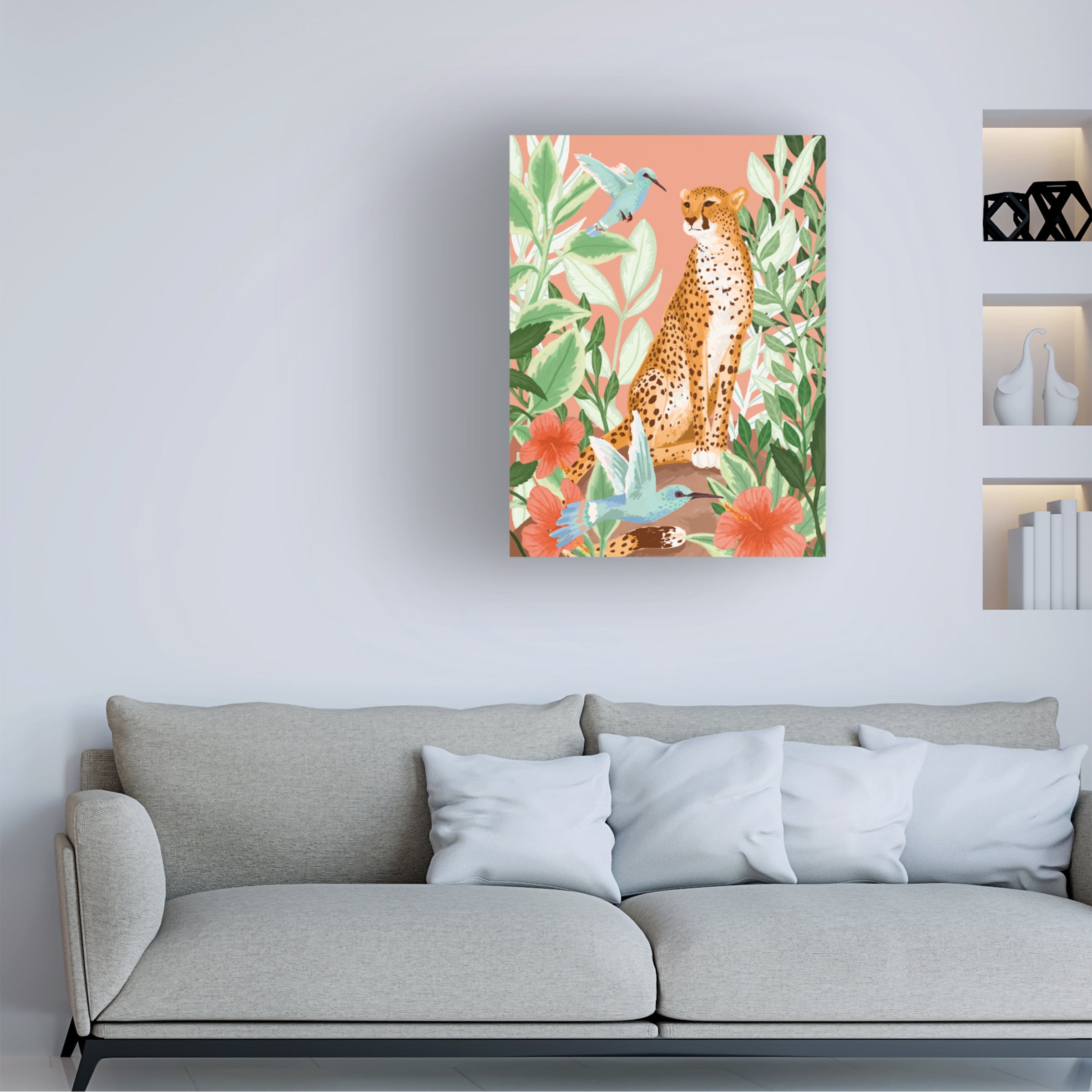 Goed Blauw 'Tropic Cheetah' Canvas Art