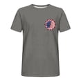 thumbnail image 3 of Tops para hombre, blusas y camisas de cuello redondo y manga corta para hombre, blusas casuales de cuello redondo con estampado de moda para hombre, blusas de cuello redondo y manga corta, camisas par, 3 of 5