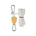 thumbnail image 1 of weibbin Outdoor Pulley Adjuster Tent Fixing Device Metal Lifting Pulley Reflective Wind Rope Thickened Umbrella Rope, 1 of 6