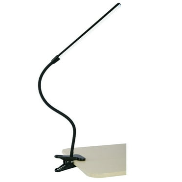 OttLite Easel Clip-On LED Easel Lamp - Sturdy Clip Light with On/Off Switch Cord - Adjustable & Flexible Neck  - Black