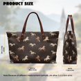 thumbnail image 6 of ZUXONGSY Horse Print Handle Handbag for Women Portable Tote Bag Casual Top Handles Work Bag with Inner Pocket for Tours Daily Use, 6 of 6