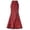 Red, variant on HGIEYS Women Gothic Victorian Fishtail High Waist Long Maxi Skirt - Lace-up Ruffle Graphic