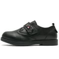 thumbnail image 4 of kkdom Boys Girls Dress Shoes Oxfords Formal Leather Shoes Wedding School Uniform Black Size 2.5 Little Kid, 4 of 7