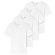 thumbnail image 1 of UNCOVER by SCHIESSER Camiseta para Hombre 4-pack - Cuello en V Blanco S (Small), 1 of 4