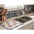 thumbnail image 3 of Serafina Home Seasonal Fourth Of July Kitchen Dish Drying Mat: Fun Patriotic Flags Stars and Stripes (Mason Jar), 3 of 8