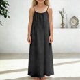 thumbnail image 2 of Dresses for Girls Summer Kids Cute Sleeveless Slip Dresses Straps Boho Beach, 2 of 6
