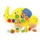 thumbnail image 1 of Juguetes de enhebrado Monterssori Habilidades motoras finas Juguete preescolar de dibujos animados Cuentas de frutas Elefante, 1 of 9