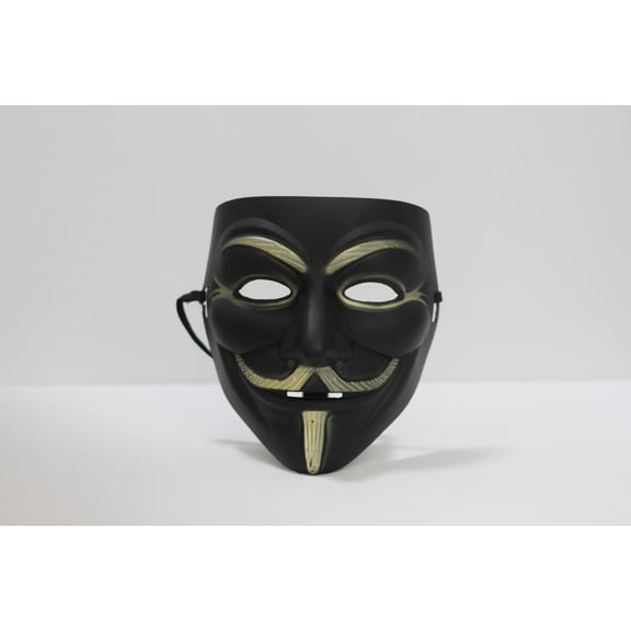 Black Hacker Costume Masks for Halloween Parties, Cosplay and Festivals - 2 Pcs