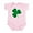 Petal Pink, variant on CafePress - Ireland Irish Clover Infant Bodysuit - Baby Light Bodysuit, Size Newborn - 24 Months