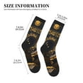 thumbnail image 3 of KLL Mystical Golden Eye Print Cool Socks Men's Women's Crew Socks Funny Crazy Novelty Stockings, 3 of 7