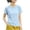 Light Blue, variant on Women's Crewneck Workout T Shirt Lightweight Quick Dry Short Sleeve Loose Tunic Top Casual Yoga Running Hiking Activewear Tee Purple