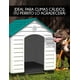 thumbnail image 2 of RED VELVET Casa Perro Casetas de Plástico Exteriores, Resistente al Agua y Clima,Fácil de Montar, Jardín, Patio y Exterior (Verde, Grande), 2 of 6