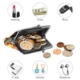 thumbnail image 4 of Men's Wallet 0.7 Microfiber Coin Purse with Zinc Alloy Jaws, 4.3x4.7 in/11x12 cm Size, 4 of 7