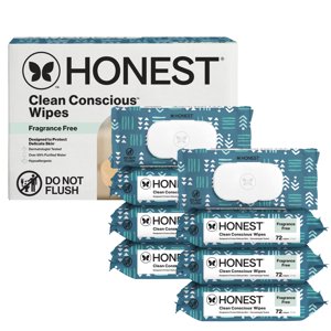 Honest Company Clean Conscious Wipes, Balance Blues, 576 Count