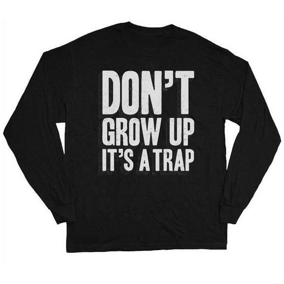 Long Sleeve T-shirts Mens Graphic Tees Don't Grow Up