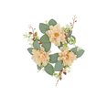 thumbnail image 1 of Coronas de Primavera para Puerta Delantera Rosa Anillo de Flores de Primavera Corona de Flores de Puerta Delantera Anillo de Velas de Hortensia Corona de Flores Casa Artificial Centro de Bodas Festiva, 1 of 6