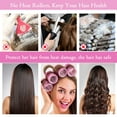 thumbnail image 3 of 31 Pieces Hair Rollers Set Self-Handle Curler Set Self-Adhesive Curlers Curlers Velcro Rollers for Salon Hairdressers Random color, 3 of 7