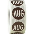 thumbnail image 1 of Brown August Stickers | 0.75" Inch Round | 500 Pack, 1 of 1