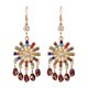 thumbnail image 2 of Pendientes para mujer, regalos para mujer, pendientes de moda de estilo étnico para mujer, pendientes únicos, pendientes festivos, joyería decorativa, anillo de aleación., 2 of 3