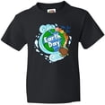 thumbnail image 3 of Inktastic Earth Day Turtle Planet with Waves and Birds Youth T-Shirt, 3 of 5