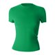 thumbnail image 4 of Camiseta de manga corta con cuello redondo y color liso para mujer: prenda informal y holgada para el día a día, 4 of 5
