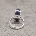 thumbnail image 6 of Natural Tanzanite Ring, Rough Tanzanite Gemstone Ring, December Birthstone, Double Stone, 925 Sterling Silver, Womens Ring, Christmas, Thanksgiving, Handmade, Statement Jewelry, Rough Gemstone Jewelry, 6 of 6