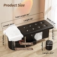 thumbnail image 4 of Baasha Professional Massage Shampoo Bed with Steaming & Water Circulation Function Light therapy, Comfortable Memory Foam, Head Spa Equipment, Facial Shampoo Bed with Bowl, 4 of 9