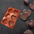 thumbnail image 4 of Yuarrent Tazas de silicona para magdalenas, molde de corazón de Chocolate antiadherente resistente al calor, bandeja Flexible para magdalenas, molde para Cocina y Comedor Yuarrent HA034534-00, 4 of 6