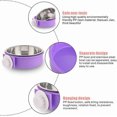 thumbnail image 4 of Crate Dog Bowl, Removable Stainless Steel Water Food Feeder Bowls Cage Coop Cup for Cat Puppy Bird Pets, 4 of 4