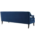 thumbnail image 2 of Modway Concur Button Tufted Performance Velvet Sofa, Blue, 2 of 5
