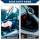 thumbnail image 3 of Pomo de palanca de cambios 5 velocidades para caja de cambios manual para Chevrolet Spark 2011-2016 de plástico, 3 of 7