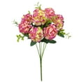 thumbnail image 1 of Toystoory Flor de té de Hortensia, rosas, girasoles, ramo de flores artificiales para el hogar, Hotel, boda, fiesta, tela de seda, decoración Flores artificiales rosado Toystoory HA6641-06B, 1 of 6