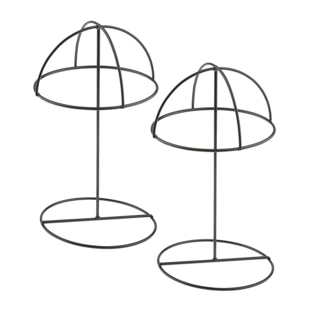 2 Soportes de Almacenamiento para Gorras Deportivas de Béisbol, Estante para de Pelucas, Color Negro