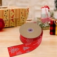 thumbnail image 7 of Christmas Wired Edge Ribbons 2 Inch Wide Wired Ribbons Christmas Printed Wired Ribbon Roll for DIY Christmas Wreath Bows Crafts Decoration, B, 7 of 7