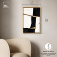 thumbnail image 5 of Nexus Counterbalance II Canvas Black and Gold Art by Art Remedy, Gold Frame, 16 x 24, 5 of 7