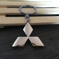 thumbnail image 4 of 2 pieces Car Logo Key Chain Ring - 3D Chrome Metal Renault Car Keychain Keyring Alloy Key Holder S01, 4 of 8