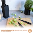 thumbnail image 3 of Juego de cuchillos MasterChef con bloque + 6 cuchillos de cocina negros, 3 of 7