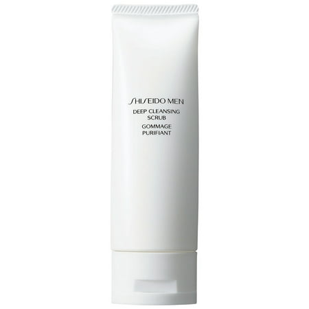 Shiseido Men Deep Cleansing Scrub, 4.2 Oz (Best Drugstore Face Scrub For Oily Skin)