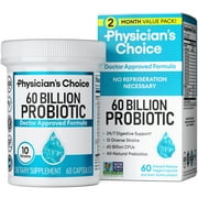 Physicians Choice 60 Billion Probiotic, for Women & Men, 60 Count, Digestive & Gut Health